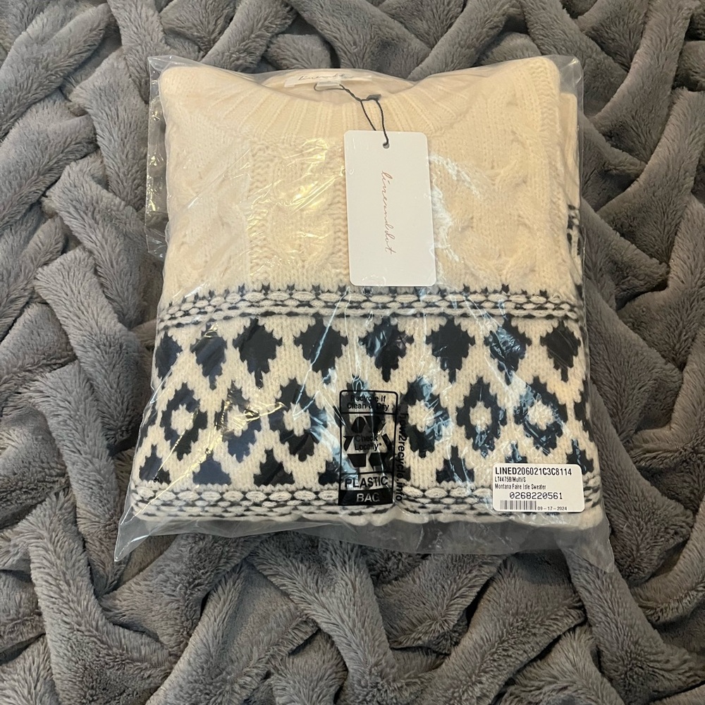 NWT Line & Dot Montana Faire Isle Sweater Size Small - Picture 4 of 14